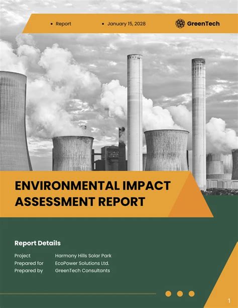 Environmental Assessment Report.